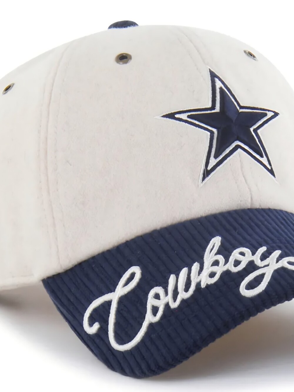 Womens Dallas Cowboys "47 Two-Tone Cap - Tan & Navy